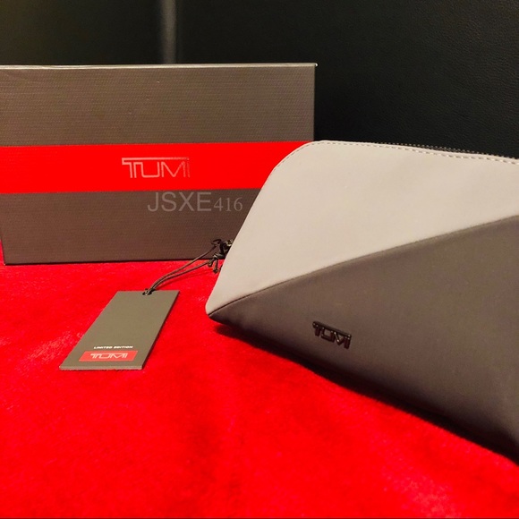 Tumi Limited Edition Domed Pouch in Pieced Grey - Picture 3 of 14